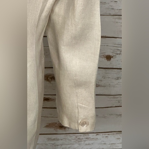 Vintage Talbots linen single-breasted blazer - Picture 6 of 7